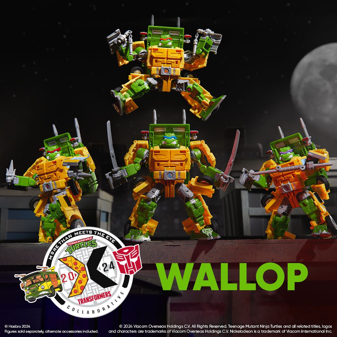 Party Wallop タートルズ × トランスフォーマー Transformers Collaborative Teenage Mutant Ninja Turtles x
